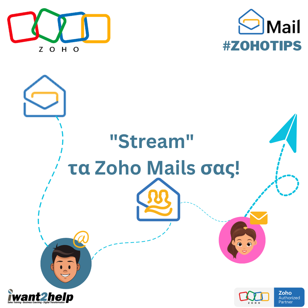 "Stream" τα Zoho Μails σας!