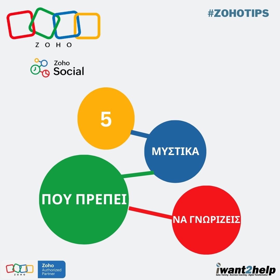 ZOHO Social - 5 Μυστικά που πρέπει να γνωρίζεις