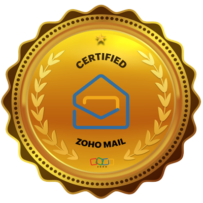 Zoho Mail Certification Badge