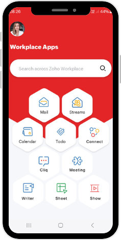 ZOHO Workdrive in Mobile